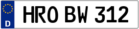 Truck License Plate